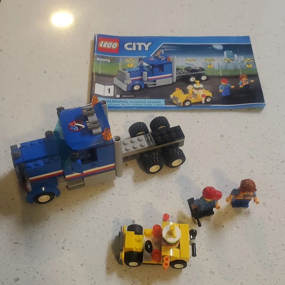 LEGO City 60079 Training Jet Transport 100% Complete No Box/ With Instructions - Picture 3 of 10